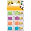 Post-It 1/2-by-1-3/4-Inch Flags, 140-Pack, Assorted Bright Colors