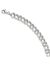14k White gold Leslies Fancy Link Bracelet