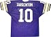 Fran Tarkenton Autographed Purple Custom Jersey