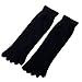 asoidchi Unisex Adult Absorbent Comfortable Five Fingers Toe Socks 3 Pairs/Set