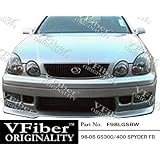 FK98LGSBW-Lexus GS300 400 98-05 4dr VFiber FRP Spyder 4-piece Body Kit by VFiber