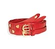 Girls strapped  belt -red SMALL