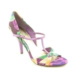 NINE WEST Hayek Purple Heels Slides Shoes Womens 10