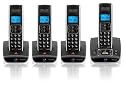 BT Synergy 5500 DECT Quad Cordless Phone with Answer Machine - Black / Silver