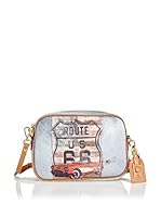 Y NOT ? Bolso bandolera (Azul Claro / Rojo)