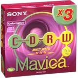  : Sony 8cm CD-RW 3-Pack, 3MCRW-156A