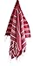 Cacala 100% Turkish Cotton Kitchen Tea Towels, Highly Absorbent Luxury Soft Quick Drying Dish Towel with Hanging Loop for Gym, Yoga, Bath, Sports, Cleaning and Kitchen (23 x 36), Red