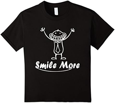 Kids Smiles T-Shirt More 12 Black