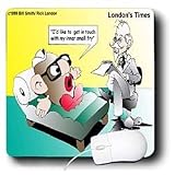 Londons Times Health and Vanity Trends Cartoons - Mr Potato Head In Therapy - Mouse Pads