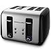 KitchenAid KMT411OB 4-Slice Toaster, Onyx Black