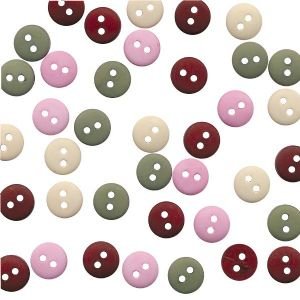 12 PACK TINY SEWTHRU BUTTONS VICTORIAN Papercraft, 