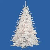 7.5' Pre-Lit White Crystal Pine Artificial Christmas Tree - Clear Lights