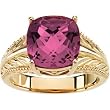 18K Yellow Gold Rhodolite Garnet Ring