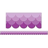 Creative Teaching Press Ombre Purple Scallops Borders (0184)