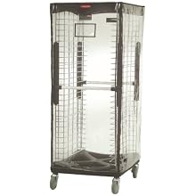 Rubbermaid Commercial Vinyl Rack Cover Clear, 70.5" Height, 23.5" Length x 29.5" Width