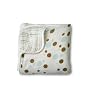 Aden & Anais Dream Muslin Blanket - Aqua and Brown