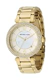 Michael Kors #MK5089 Women's Gold Tone Crystal Bezel Dress Watch