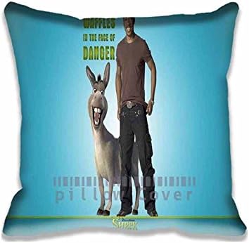 Eddie Murphy as Donkey, Shrek Forever After Personalized Pillow Cases Diy Photo Pattern Shrek Unique Couch Pillow Covers with Zippers , Cartoons Custome Pillows Decor Case for Sofa