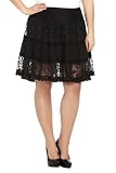 Torrid Plus Size Black Lace Skirt