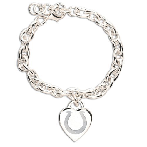 Indianapolis Colts BRACELET - HEART CHARM