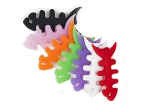 MYCARRYINGCASE Fish Bone Headphone Holder - 7 Pack