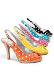 Polka Dot Slingbacks
