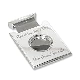 from Personalised Jewellery Best Man For A Day, Best Friend For Life Silver Plated Square Cigar Cutter with Gift Box
