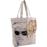 Ashley M Elvis Patch Canvas Tote