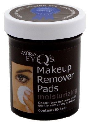 Andrea Eye Q's Moisturizing Makeup Remover, 65 Pads