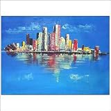 Blue Sky Hotel Painting - Bali Art - CraftNetwork