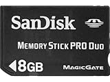 SanDisk 8GB Memory Stick Pro Duo Card (SDMSPD-8192)