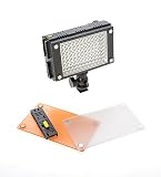 HDV-Z96 96 LED Video HD Light Lighting Kit For Canon EOS 5D 7D 50D 60D 550D 600D,Nikon D7000,D300,D5000,D3000,D3100,Olympus,Panasnic, Pentax,Fuji Sony DSLR/SLR & Camcorders.