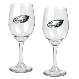 Eagles 14 Oz Wine Glass (Set Of 2)