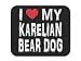I Love My Karelian Bear Dog Mousepad Mouse Pad