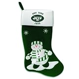 24" NFL New York Jets Snowman Football Logo Christmas Stocking