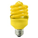 TCP 18 Watt Compact Fluorescent Light Bulb YELLOW-10,000 HOUR model number 28918-Y-10M