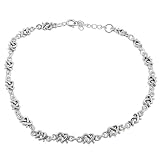 Sterling Silver Celtic Heart Anklet