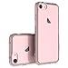 iPhone 7 Case, Bastex Soft Slim Fit Flexible Clear Transparent Rubber Back Cover Fused TPU Smoke Side Bumper Case for Apple iPhone 7