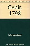 Gebir, 1798