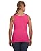 Anvil 882L Ladies Ringspun Tank - Hot Pink - 'XL