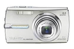 Olympus Stylus 830 8MP Digital Camera with Dual Image Stabilized 5x Optical Zoom (Silver)