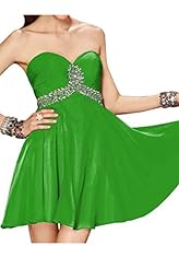  Lace Sweetheart Homecoming Dress/Prom Dress/Party Dress/Mini Dress  With Rhinestones