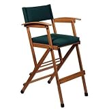 24" Elm Director Chair Color: Black
