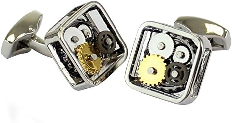 The British Belt Company Square Watch Cufflinks