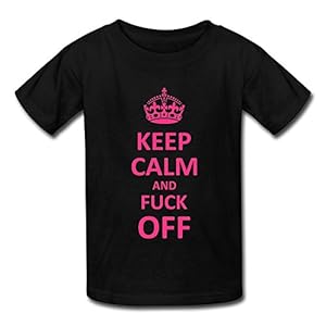 Causal 100% Cotton Keep Calm Boys Girls T-Shirts