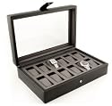 Dulwich 12 Space Leather Watch Box with Luxury Lining
