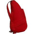 AmeriBag Small Distressed Nylon Healthy Back Bag Tote