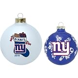 NFL New York Giants Collectible and Traditional Ornament Set