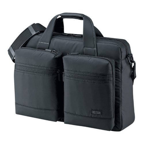 サンワサプライ 超軽量・超撥水・衝撃吸収PCバッグ BAG-LW8BK