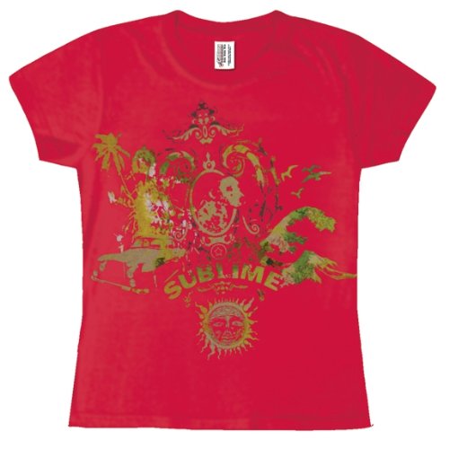 Sublime - Collage Wrap Around Ladies T-Shirt